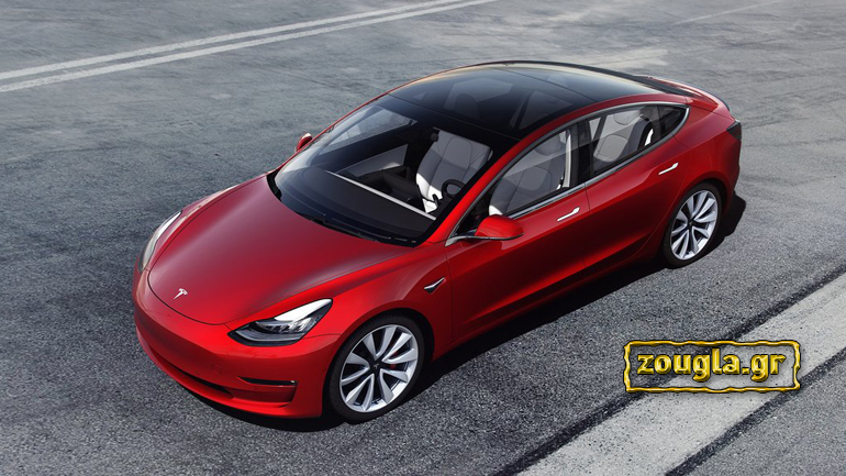 Ένα Tesla Model 3 ταξινομήθηκε τον Απρίλιο στην Ελλάδα